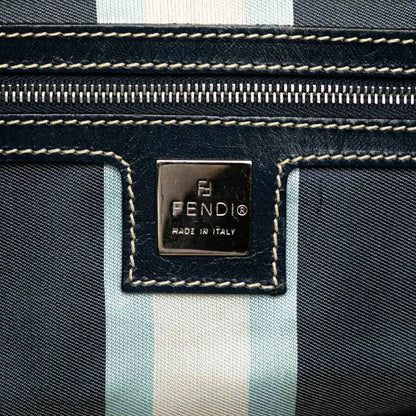 Fendi Canvas Croissant Shoulder Bag