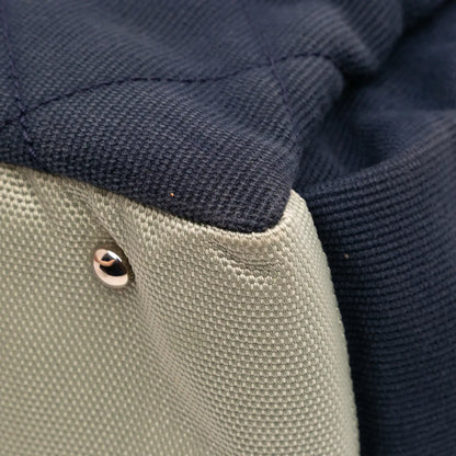 Chanel Large Bicolor Quilted Canvas Paris Biarritz Tote