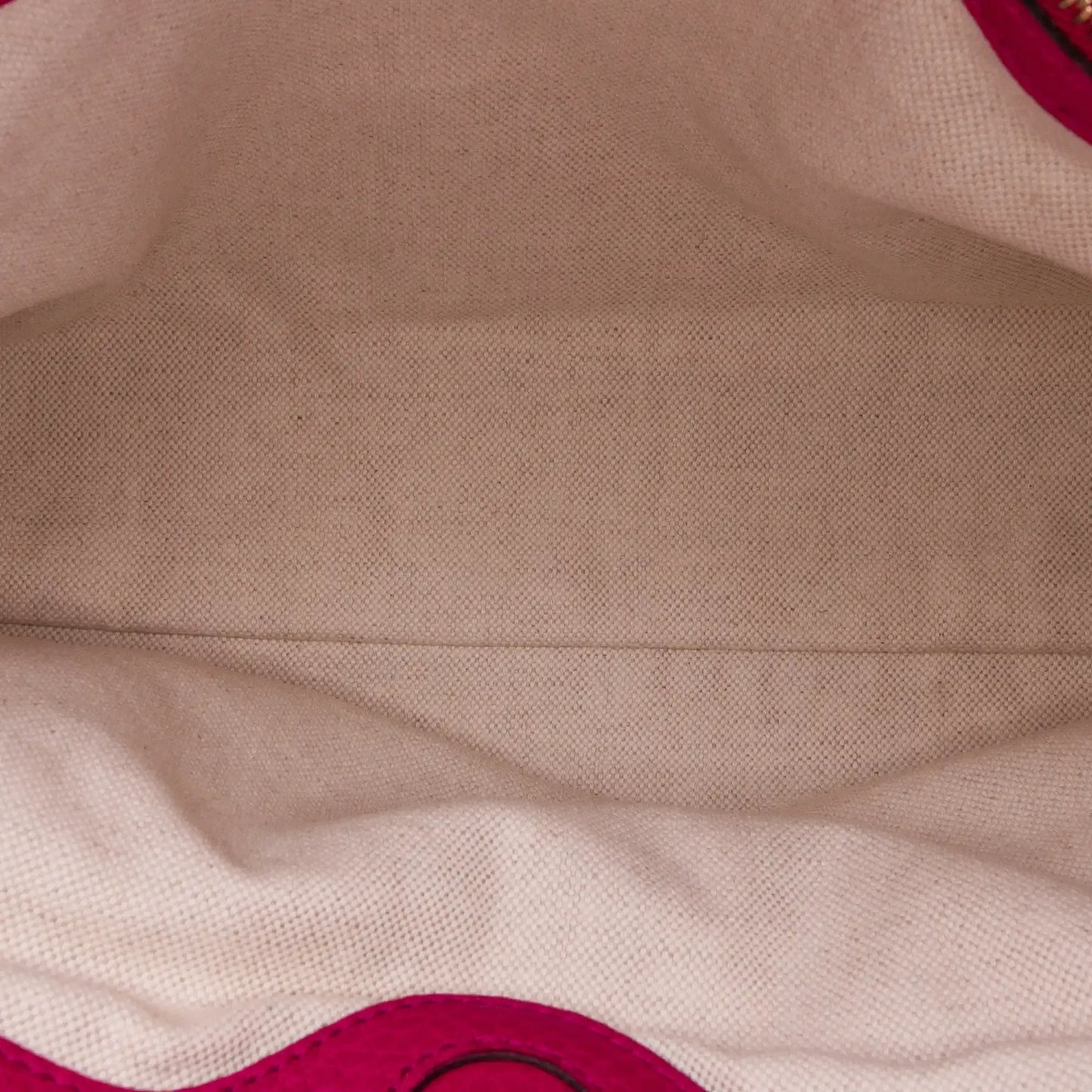 Gucci Medium Calfskin Bamboo Shopper Satchel