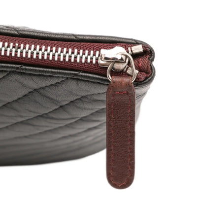 Chanel Large Chevron Caviar Ancient Greek Charms O Case Clutch