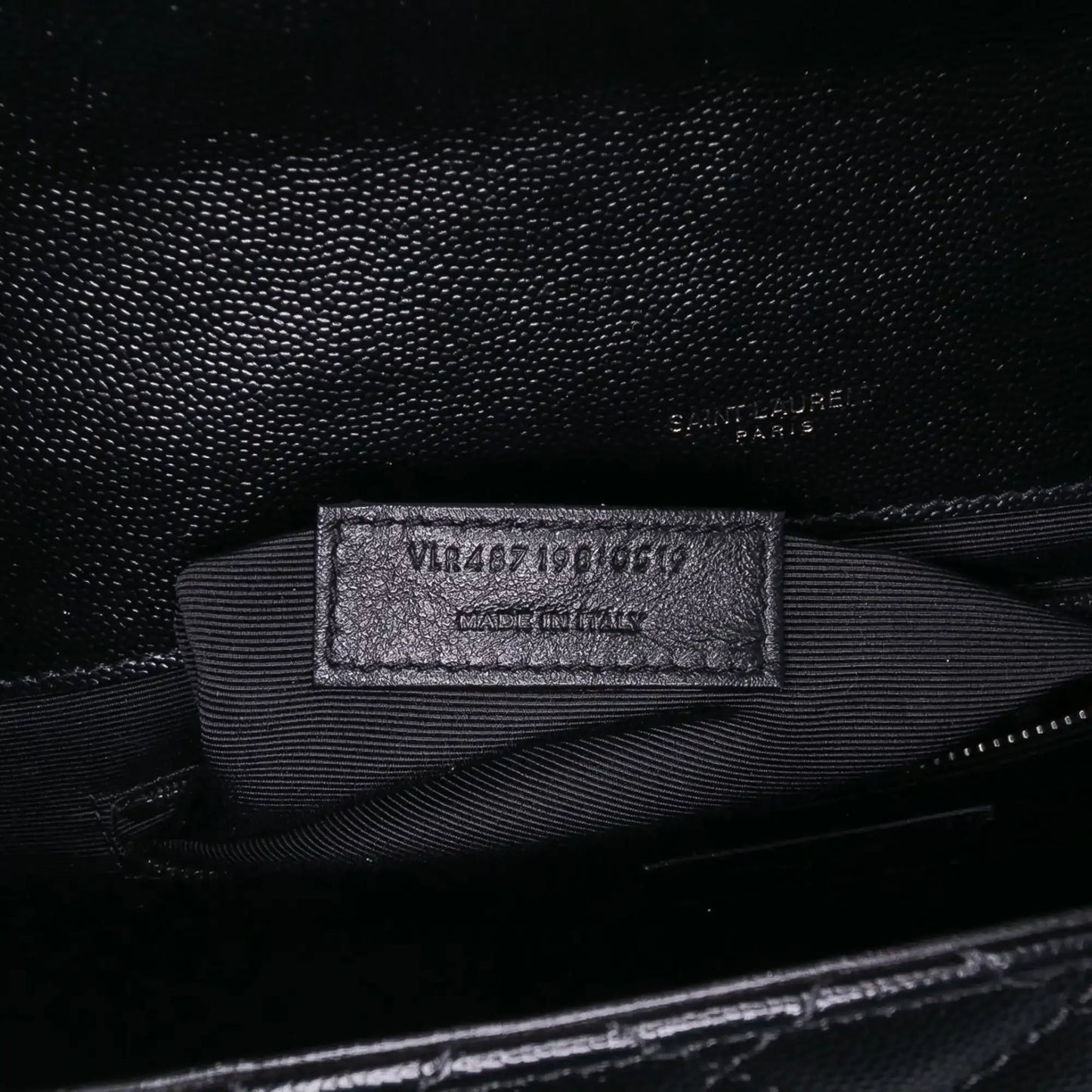 Saint Laurent Large Grain De Poudre Triquilt Monogram Envelope Bag