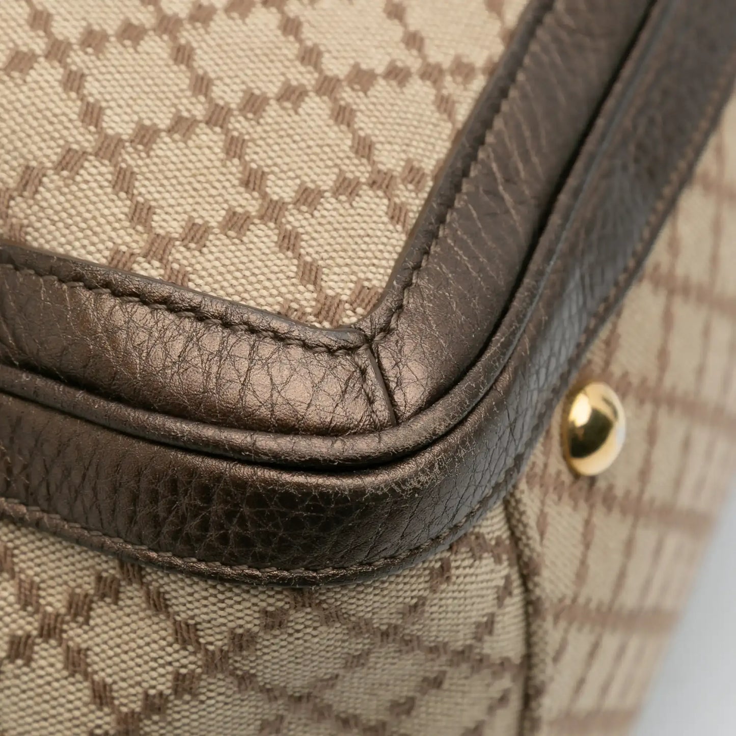 Gucci Medium Diamante Canvas 1973 Handbag