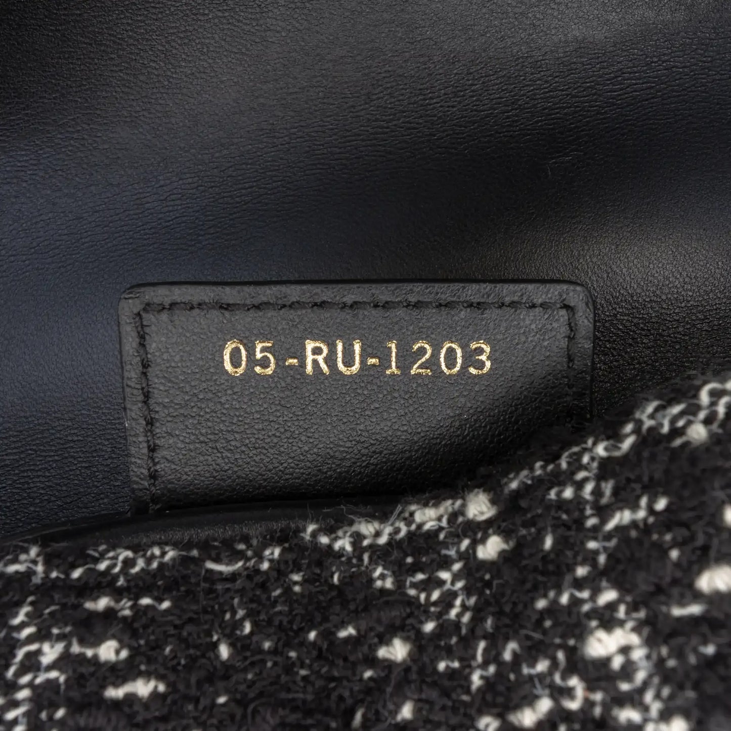 Dior Small Tweed Macrocannage Caro Bag