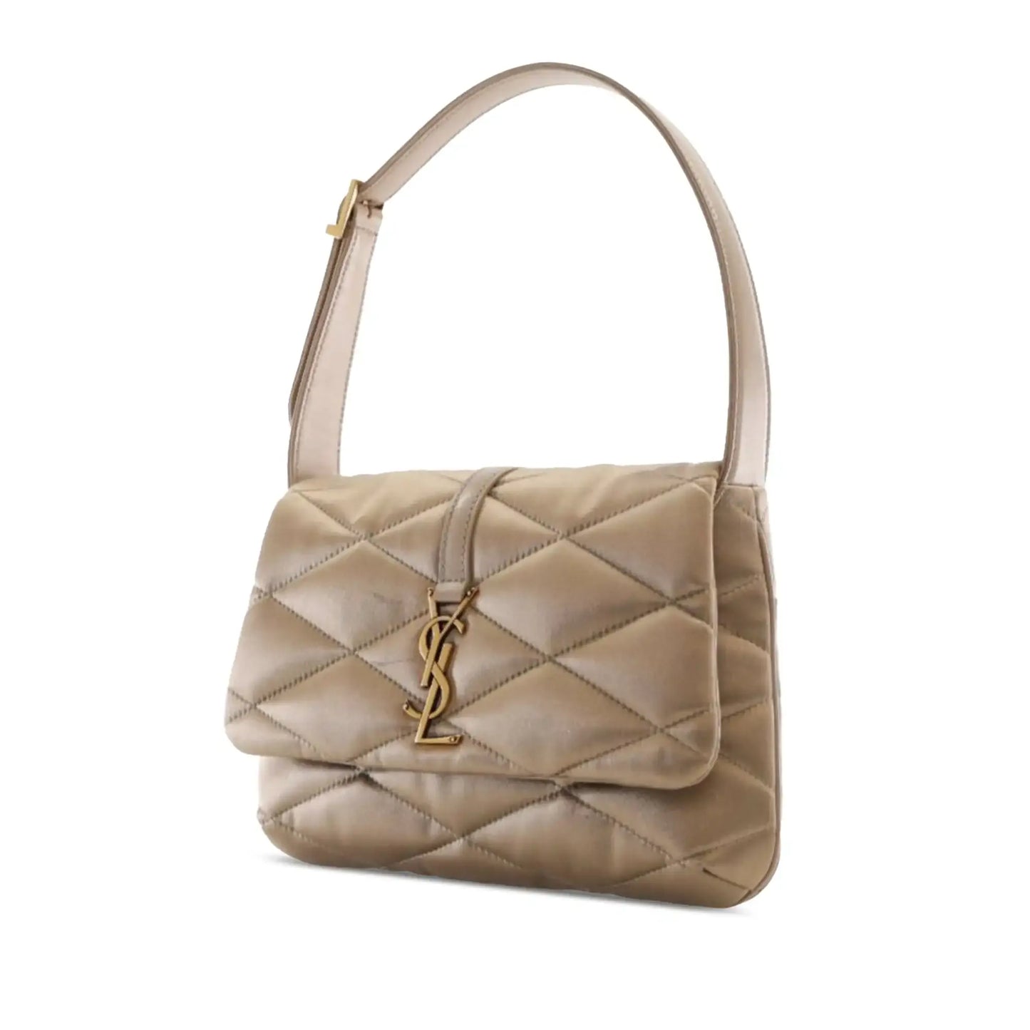 Saint Laurent Quilted Lambskin Le 57 Diamond Shoulder Bag