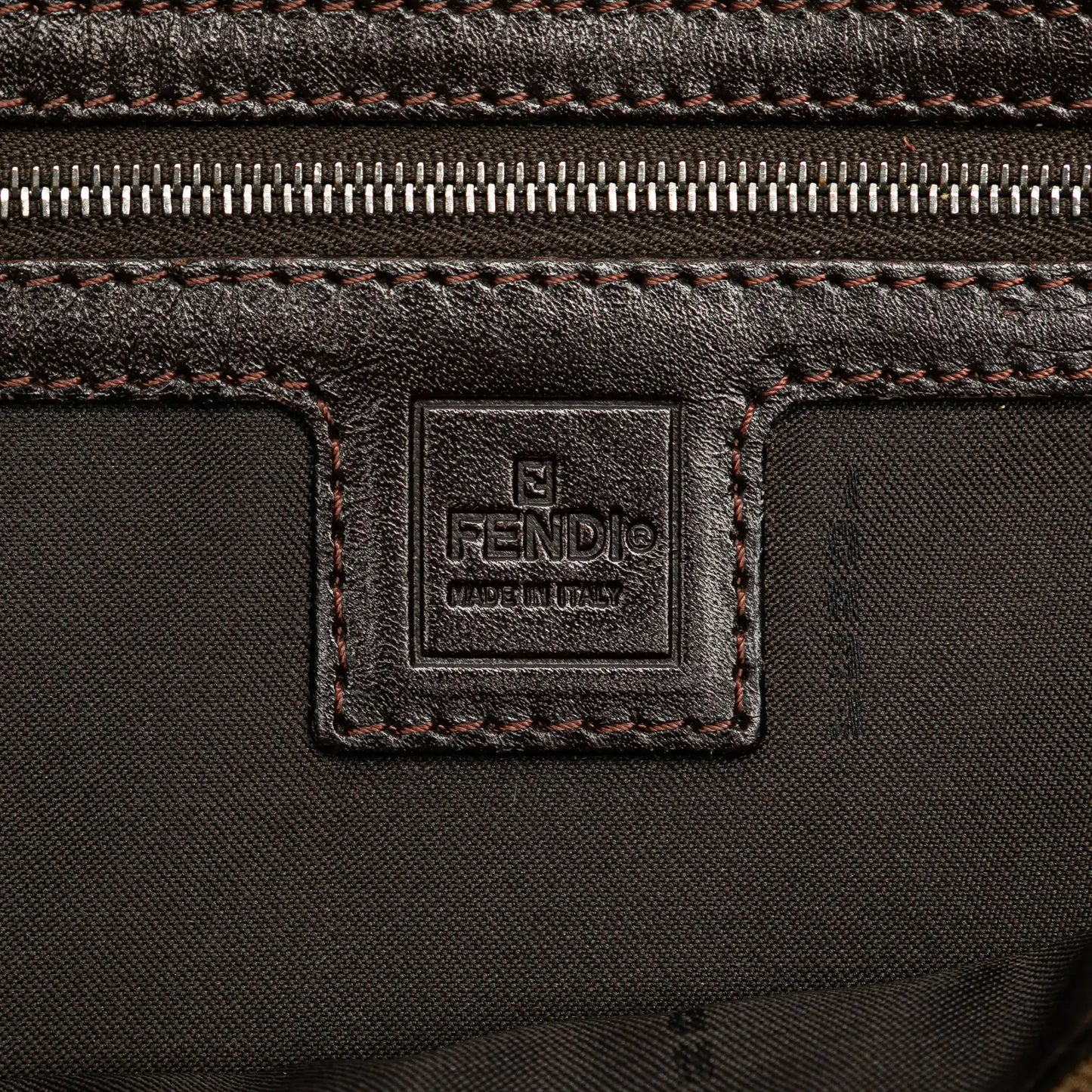 Fendi Small Zucca Canvas Twins Tote