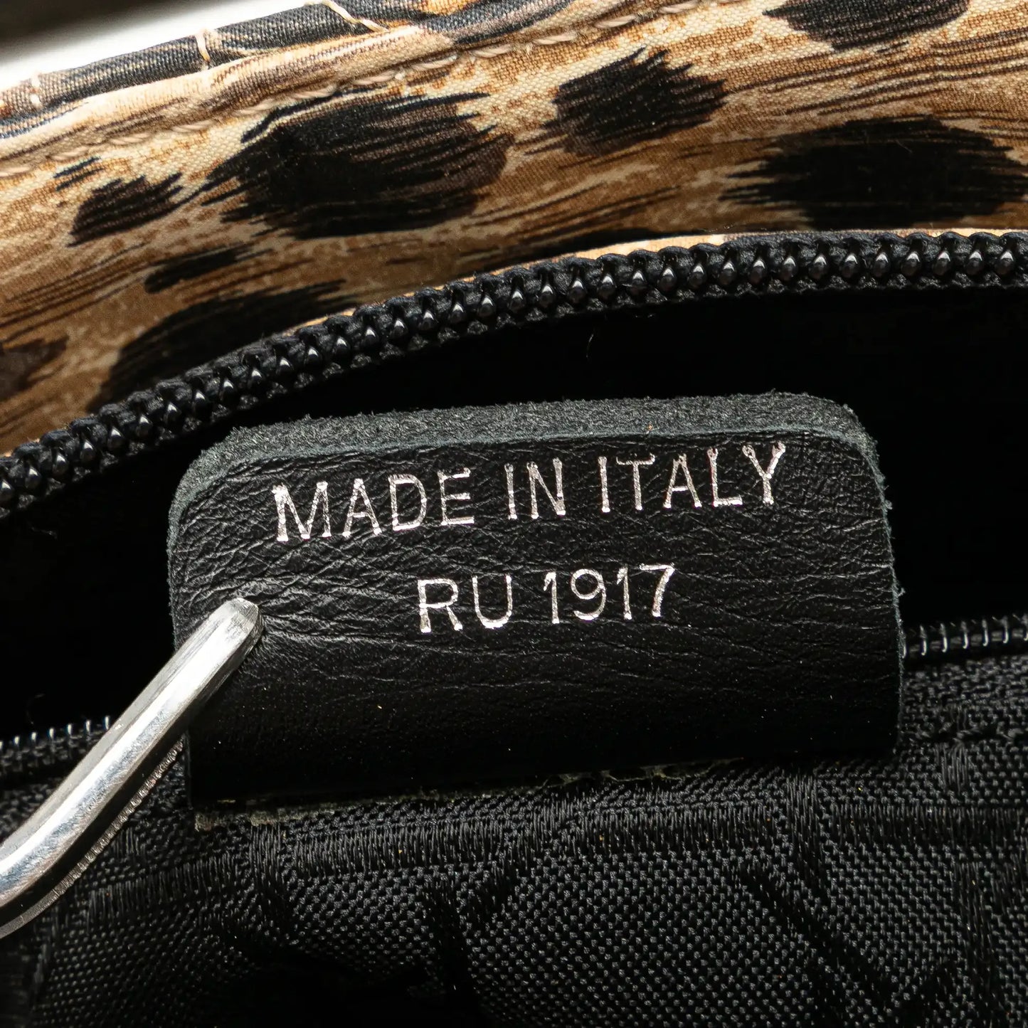 Dior Medium Canvas Cannage Leopard Print Lady Dior