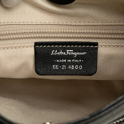 Ferragamo Leather Gancini Hobo