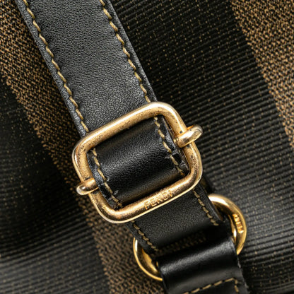 Fendi Pequin Coated Canvas Drawstring Backpack