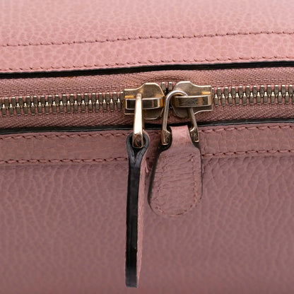 Gucci Medium Leather GG Charm Dome Satchel