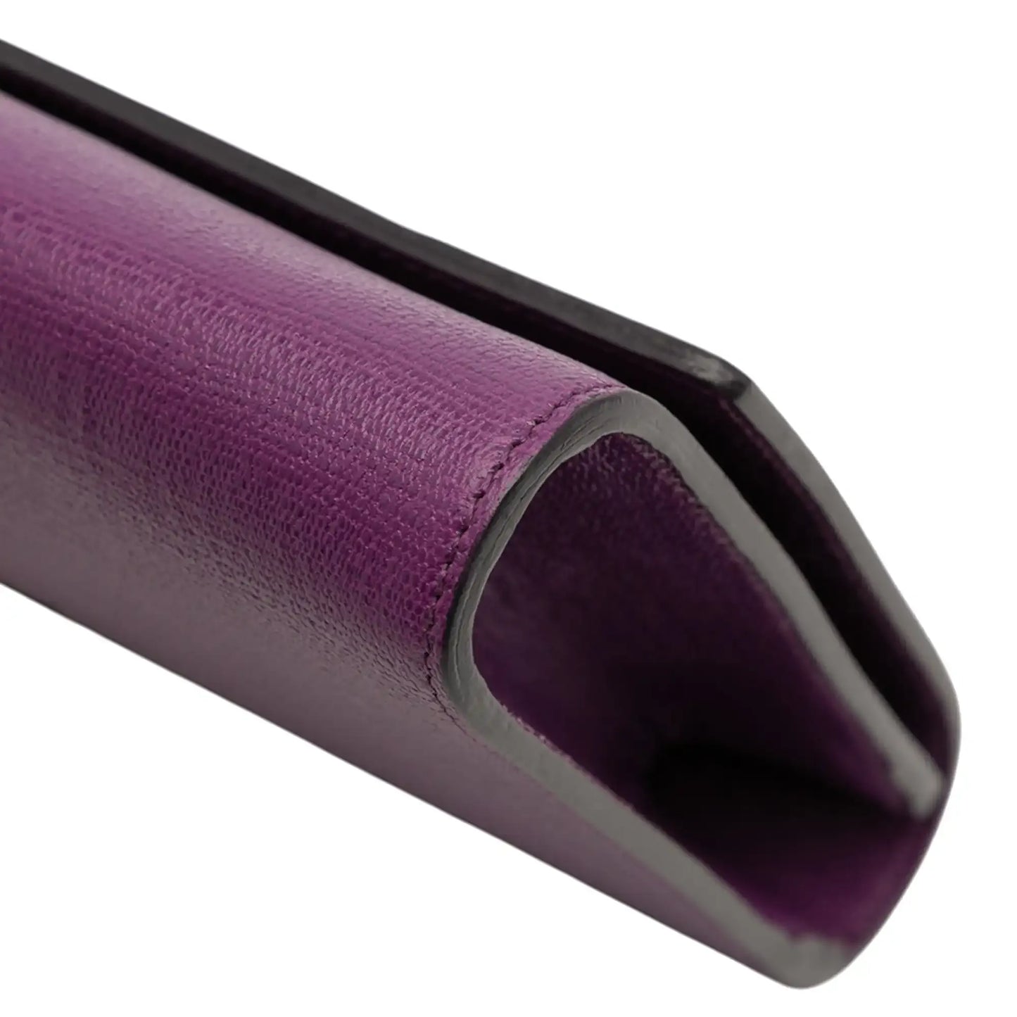 Saint Laurent Textured Leather Chyc Ligne Clutch