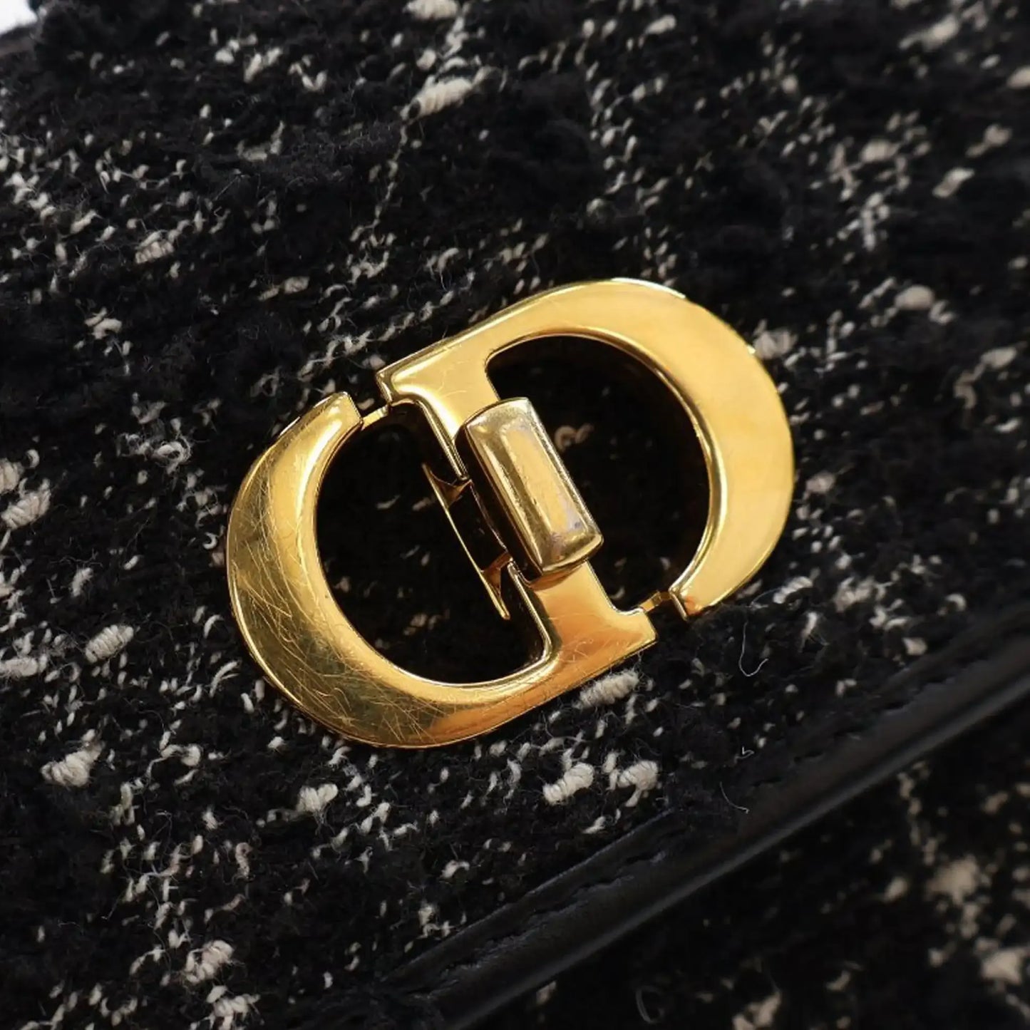 Dior Mini Tweed Macrocannage Miss Caro Bag