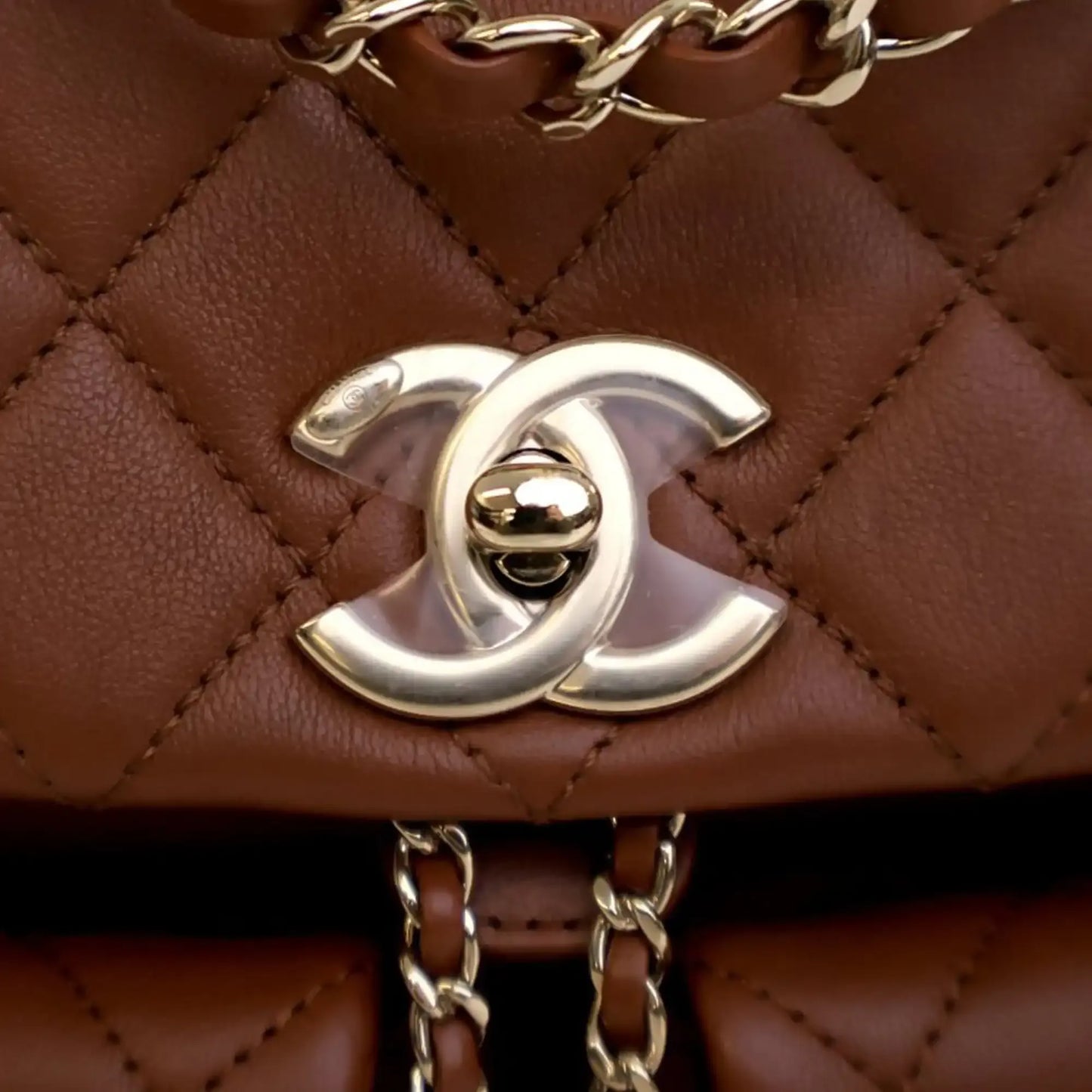 Chanel Small Quilted Calfskin Duma Pockets Drawstring Backpack