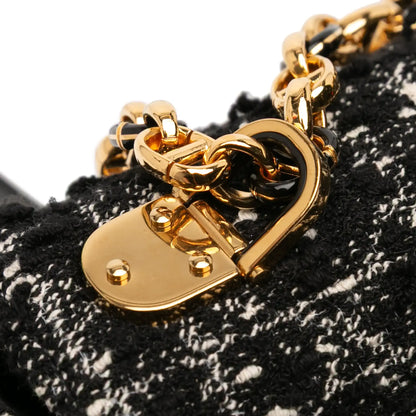 Dior Small Tweed Macrocannage Caro Bag