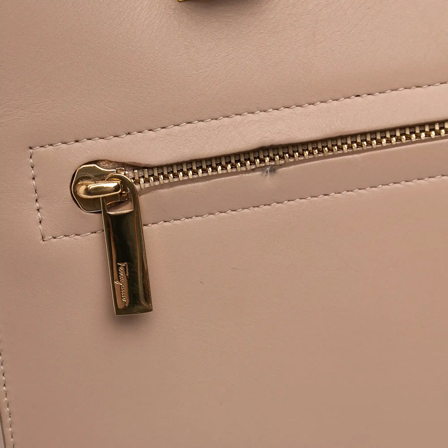 Ferragamo Leather Gancini Marlene Tote