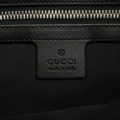 Gucci Leather Gucci Ghost Drawstring Backpack
