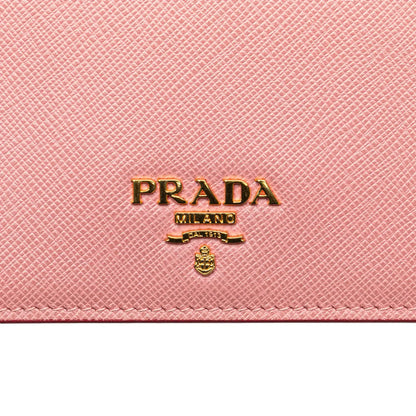 Prada Saffiano Lux Wallet on Chain