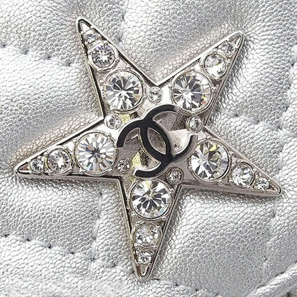 Chanel Metallic Lambskin Crystal Star Chain Belt Bag