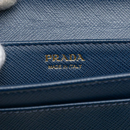 Prada Saffiano Card Holder on Chain
