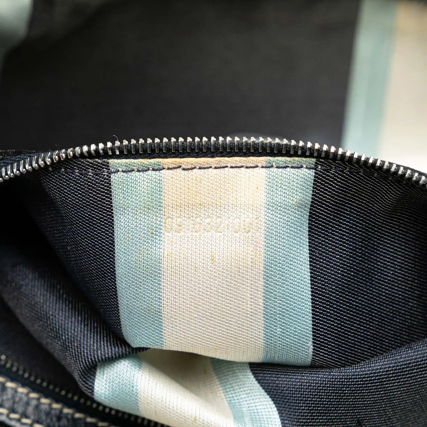 Fendi Canvas Croissant Shoulder Bag