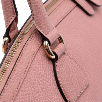 Gucci Medium Leather GG Charm Dome Satchel