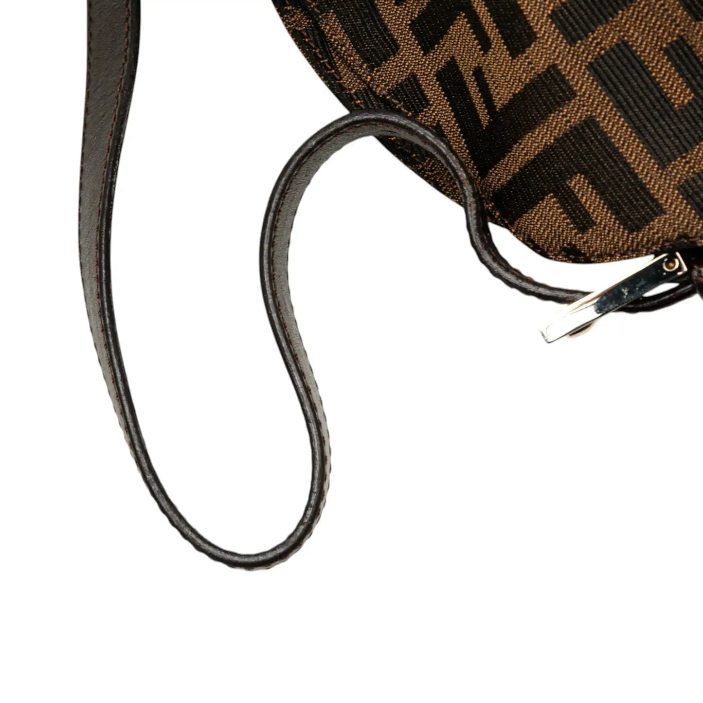 Fendi Zucca Canvas Double Flap Mamma