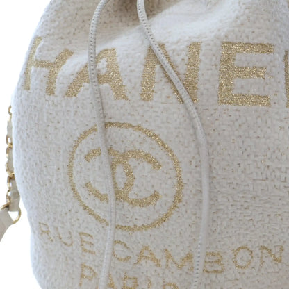 Chanel Small Tweed Deauville Drawstring Bucket Bag