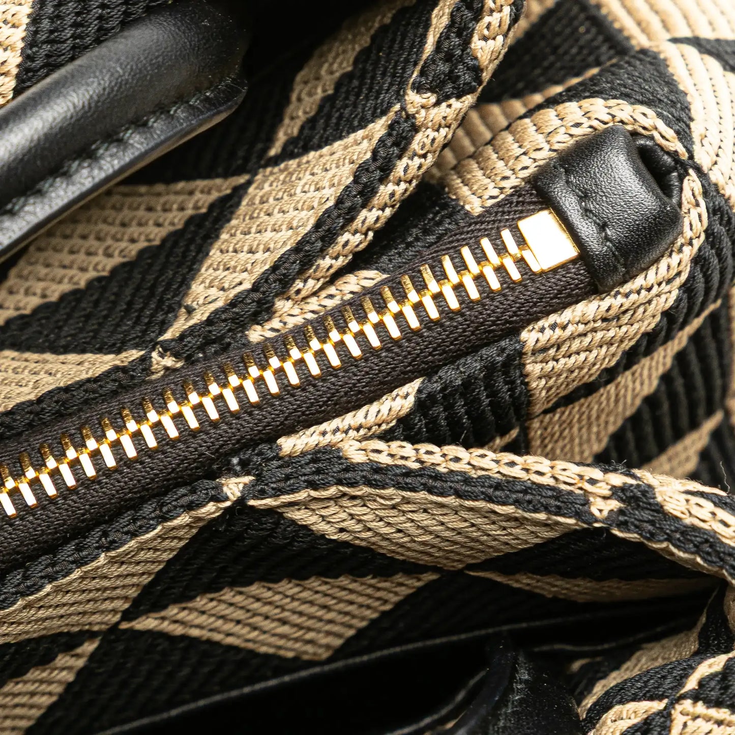 Prada Small Triangolo Symbole Jacquard Embroidered Shoulder Bag