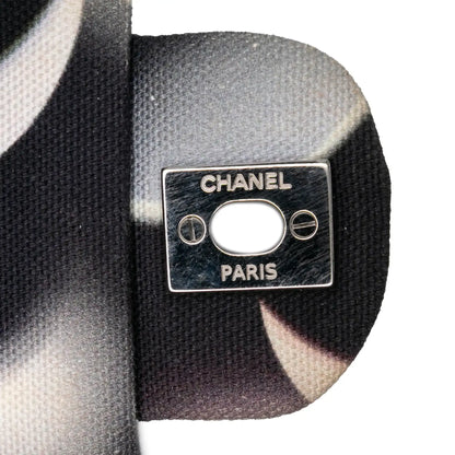 Chanel Medium Classic Canvas Sequin Moon Double Flap