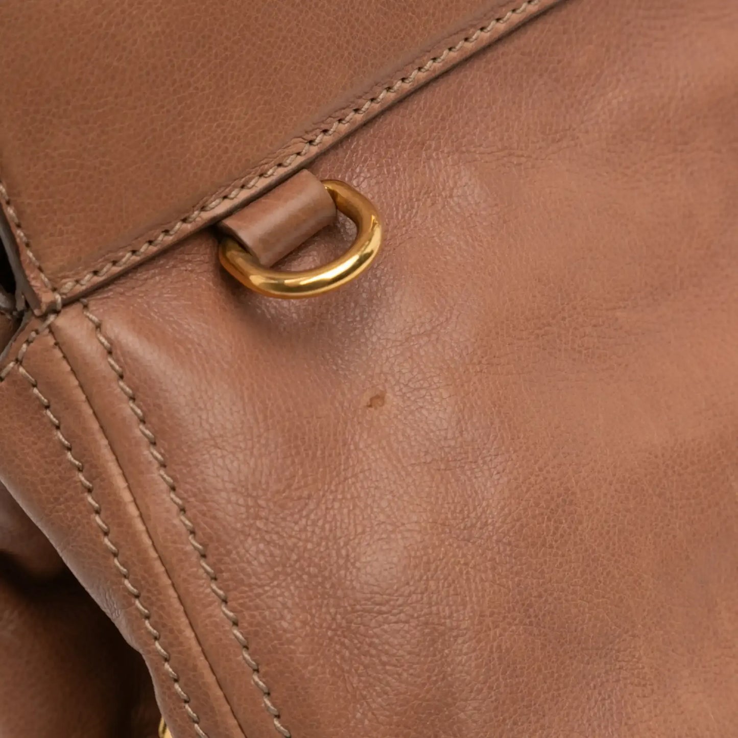 Prada Glace Calf Frame Satchel