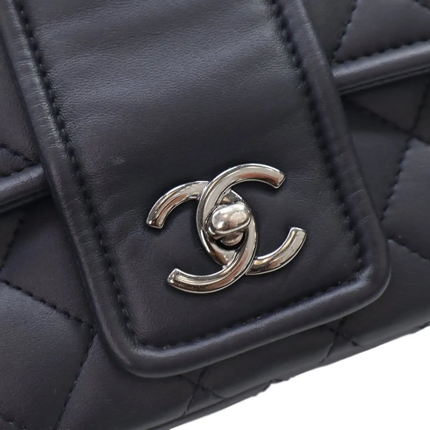 Chanel Quilted Lambskin Elementary Chic Flap