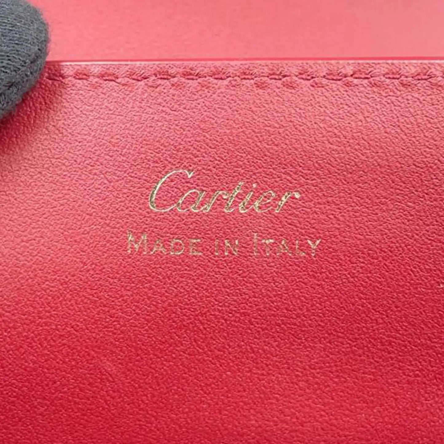Cartier Smooth Calfskin Guirlande De Cartier Top Handle Bag
