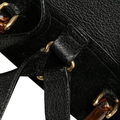 Gucci Suede Bamboo Backpack