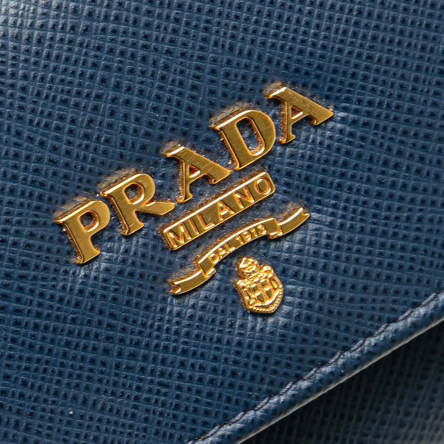Prada Saffiano Card Holder on Chain