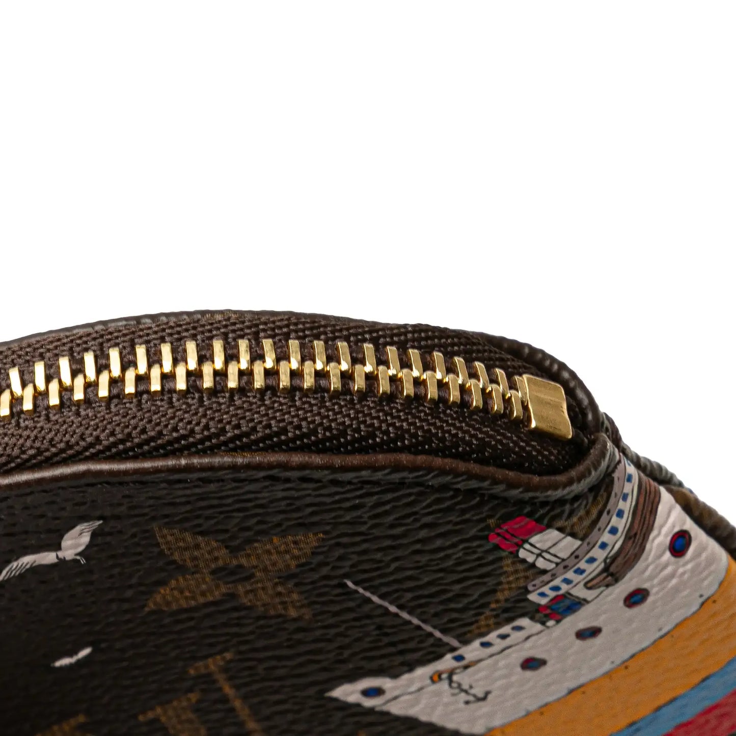 Louis Vuitton Monogram Transatlantic Cruises Round Coin Purse