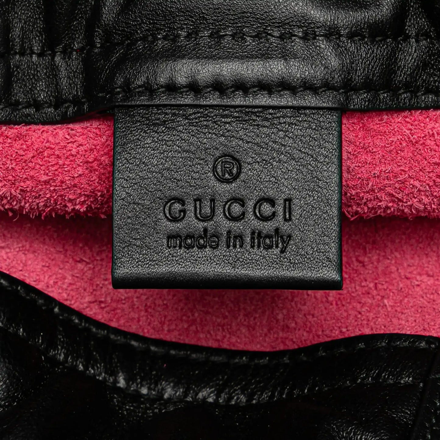 Gucci Logo Drawstring Backpack
