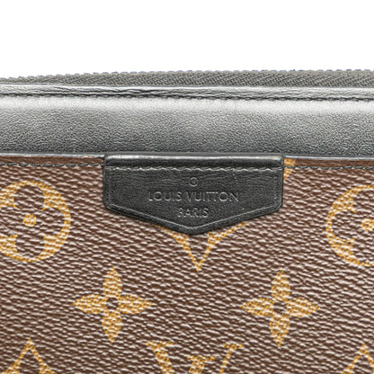 Louis Vuitton Monogram Macassar Zippy Dragonne Wallet