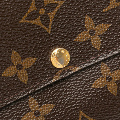 Louis Vuitton Monogram Sarah Long Wallet