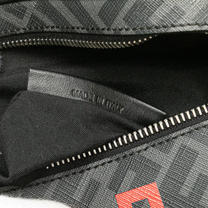Fendi Zucca Coated Canvas Logo Belt Bag
