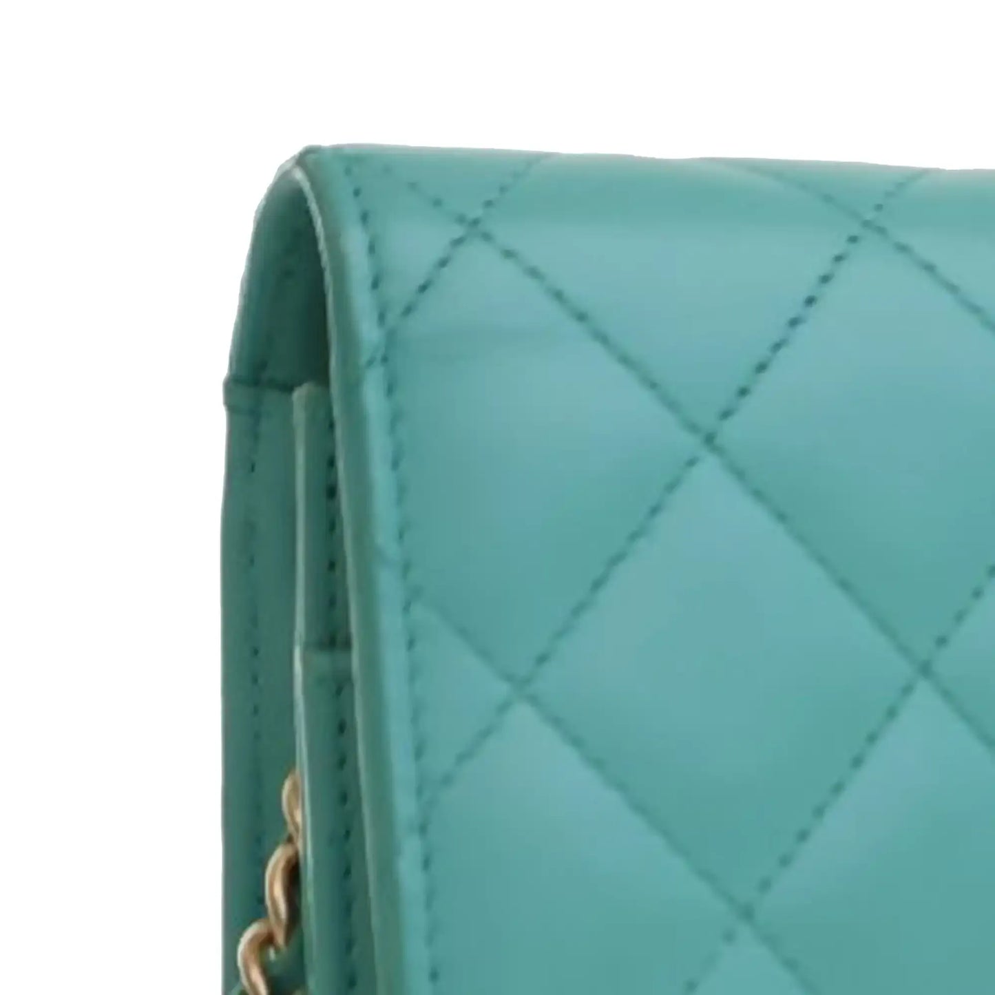 Chanel CC Quilted Lambskin Wallet On Chain