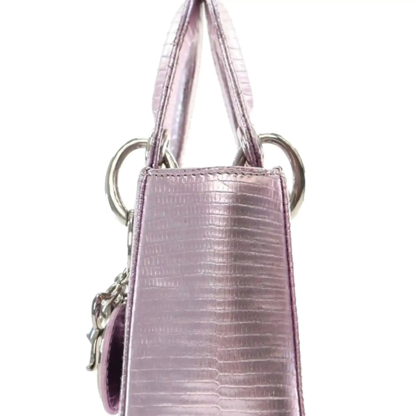 Dior Mini Metallic Lizard Leather Lady