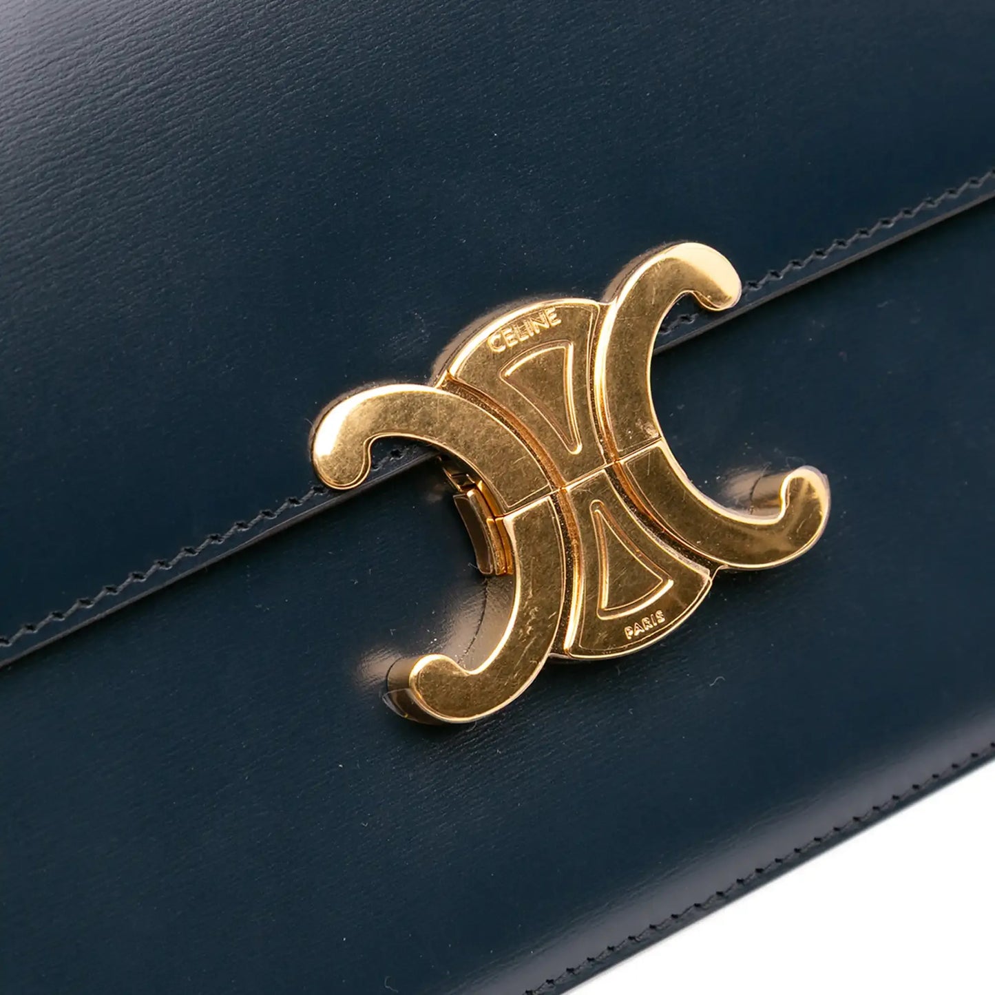 Celine Classique Shiny Calfskin Triomphe Crossbody