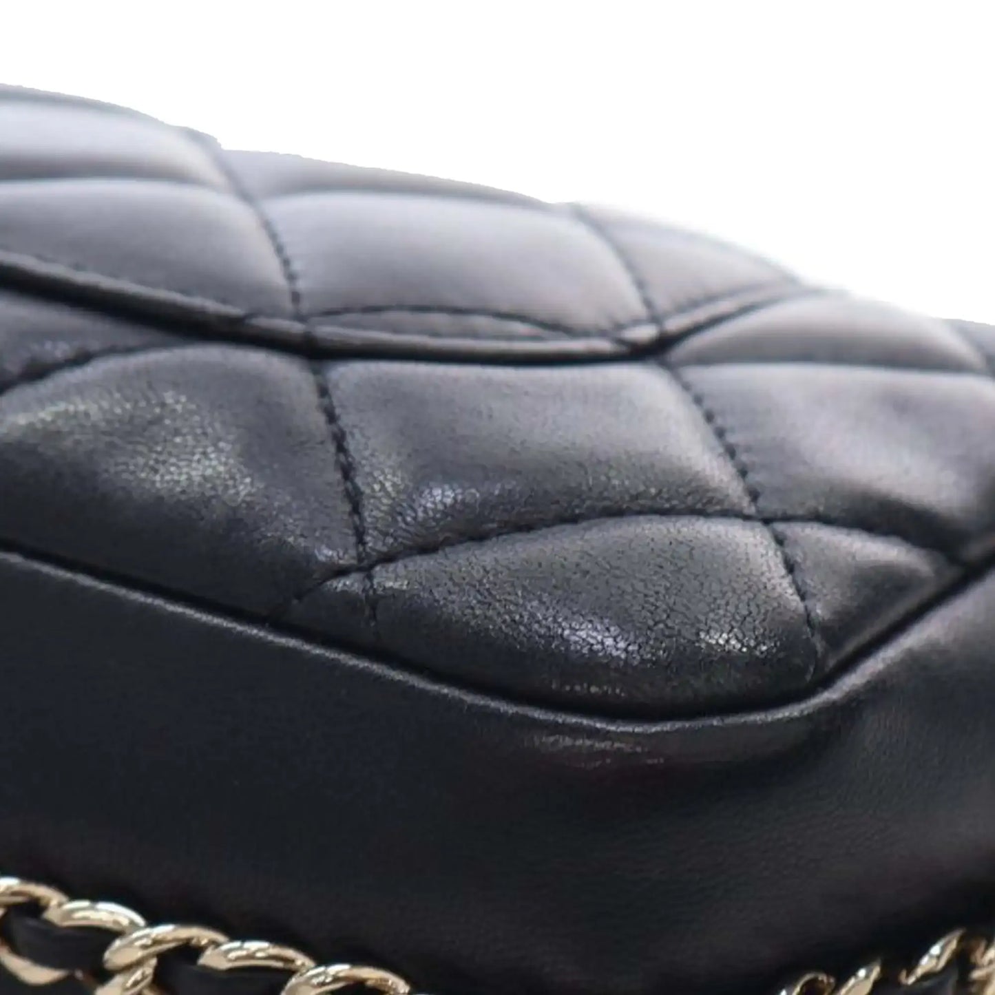 Chanel Small Quilted Lambskin My Precious Pearls Chain Flap
