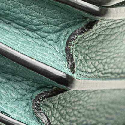 Valentino Pebbled Calfskin Rockstud Wallet On Chain