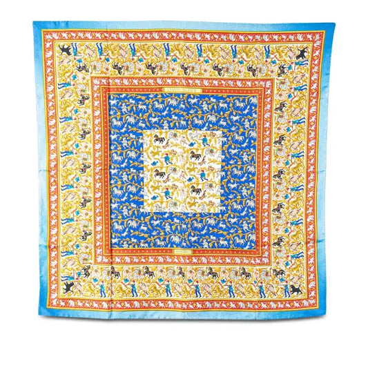 Hermès Chasse en Inde Silk Scarf