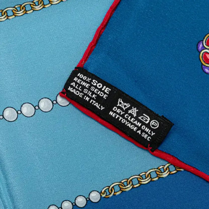 Chanel Jewelry Print Silk Scarf