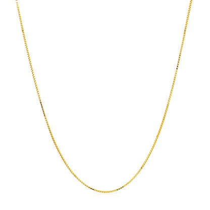 Double Extendable Box Chain in 14k Yellow Gold (0.6mm) - Alexandria Jewelry & Company Beverly Hills